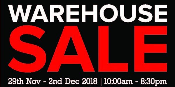 Converse Singapore Warehouse Sale from 29 Nov – 2 Dec 2018