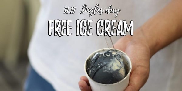 Creamery Boutique Ice Creams Singapore FREE Ice Cream 11/11 Single’s Day Promotion 11 Nov 2018