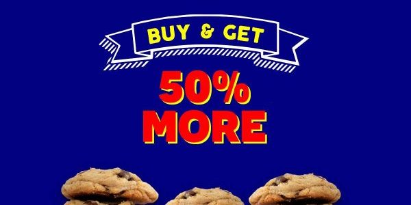 Famous Amos Singapore FREE 50% More with Every Purchase of 400gm Promotion 9-11 Nov 2018
