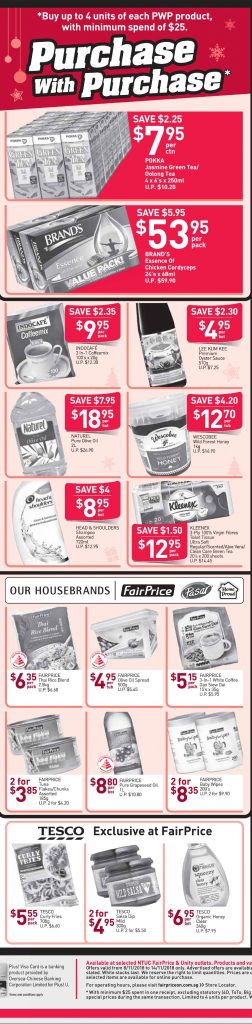 NTUC FairPrice Singapore Your Weekly Saver Promotion 8-14 Nov 2018 | Why Not Deals 2