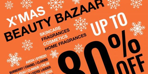 X’Mas Beauty Warehouse Sale Up to 80% Off Promotion 3 Days Only 6-8 Dec 2018