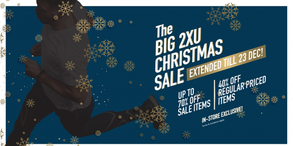 2XU Singapore Extended Clearance Sale Up to 70% Off Promotion ends 23 Dec 2018
