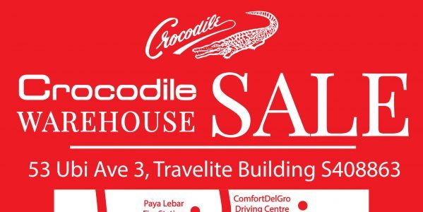 Crocodile Singapore Warehouse Sale Up to 80% Off Promotion 21 Dec 2018 – 6 Jan 2019