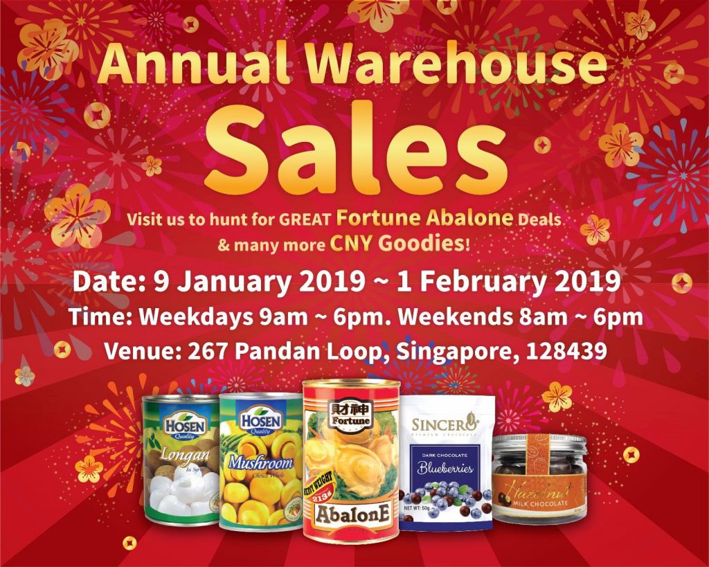 HOSEN Singapore Annual Warehouse Sales Promotion 9 Jan - 1 Feb 2019 | Why Not Deals