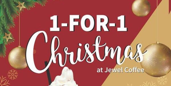 Jewel Coffee Singapore 1-for-1 Christmas Promotion 17-23 Dec 2018