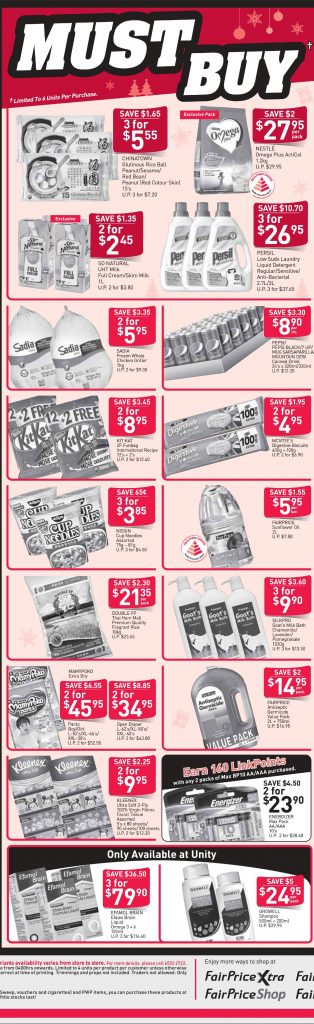 NTUC FairPrice Singapore Your Weekly Saver Promotion 13-19 Dec 2018 | Why Not Deals 1