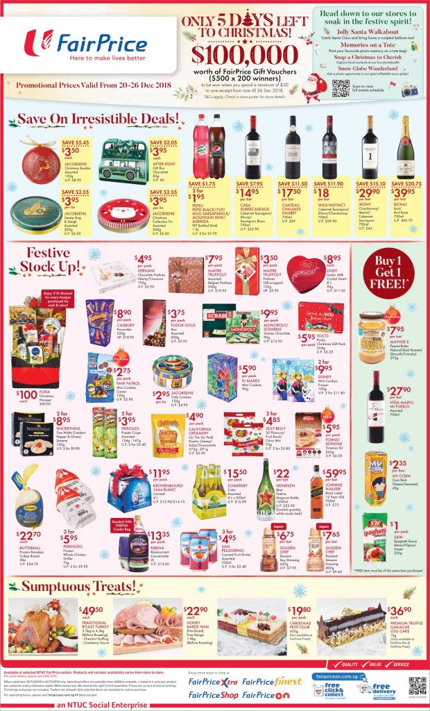 NTUC FairPrice Singapore Your Weekly Saver Promotion 20-26 Dec 2018 | Why Not Deals 3