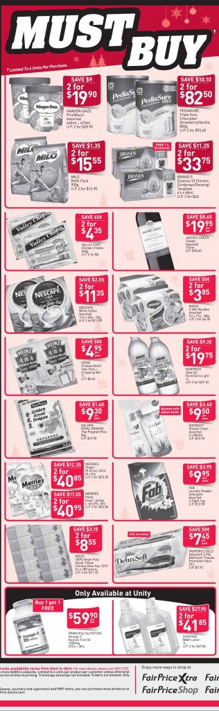 NTUC FairPrice Singapore Your Weekly Saver Promotion 6-12 Dec 2018 | Why Not Deals 1