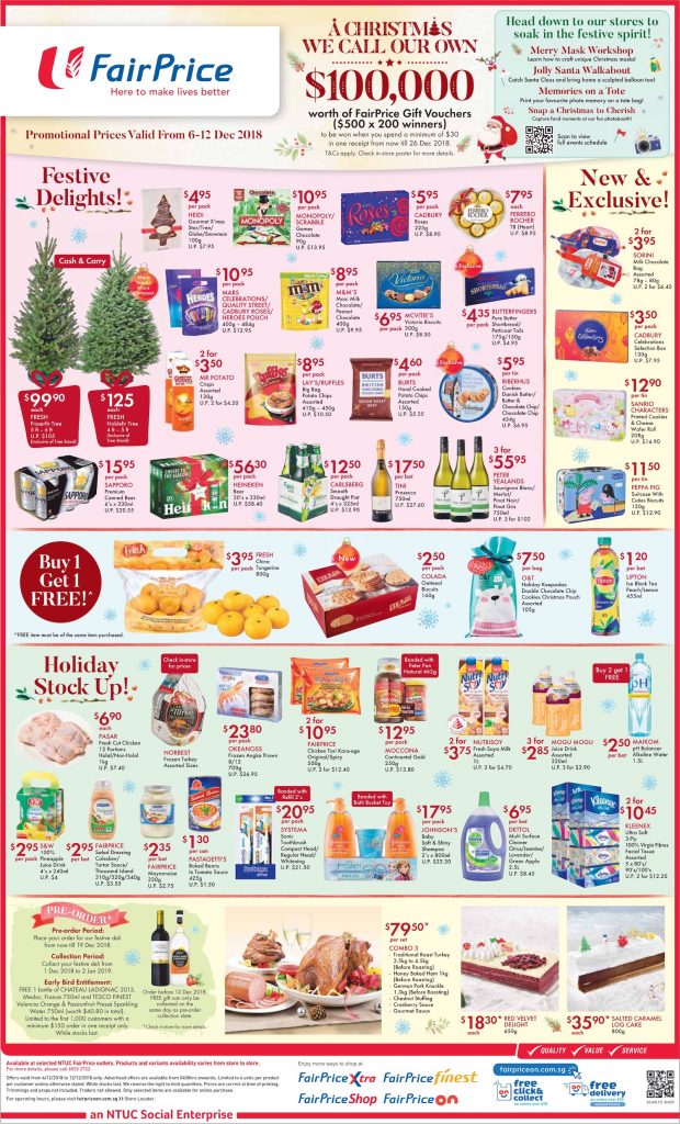 NTUC FairPrice Singapore Your Weekly Saver Promotion 6-12 Dec 2018 | Why Not Deals 3