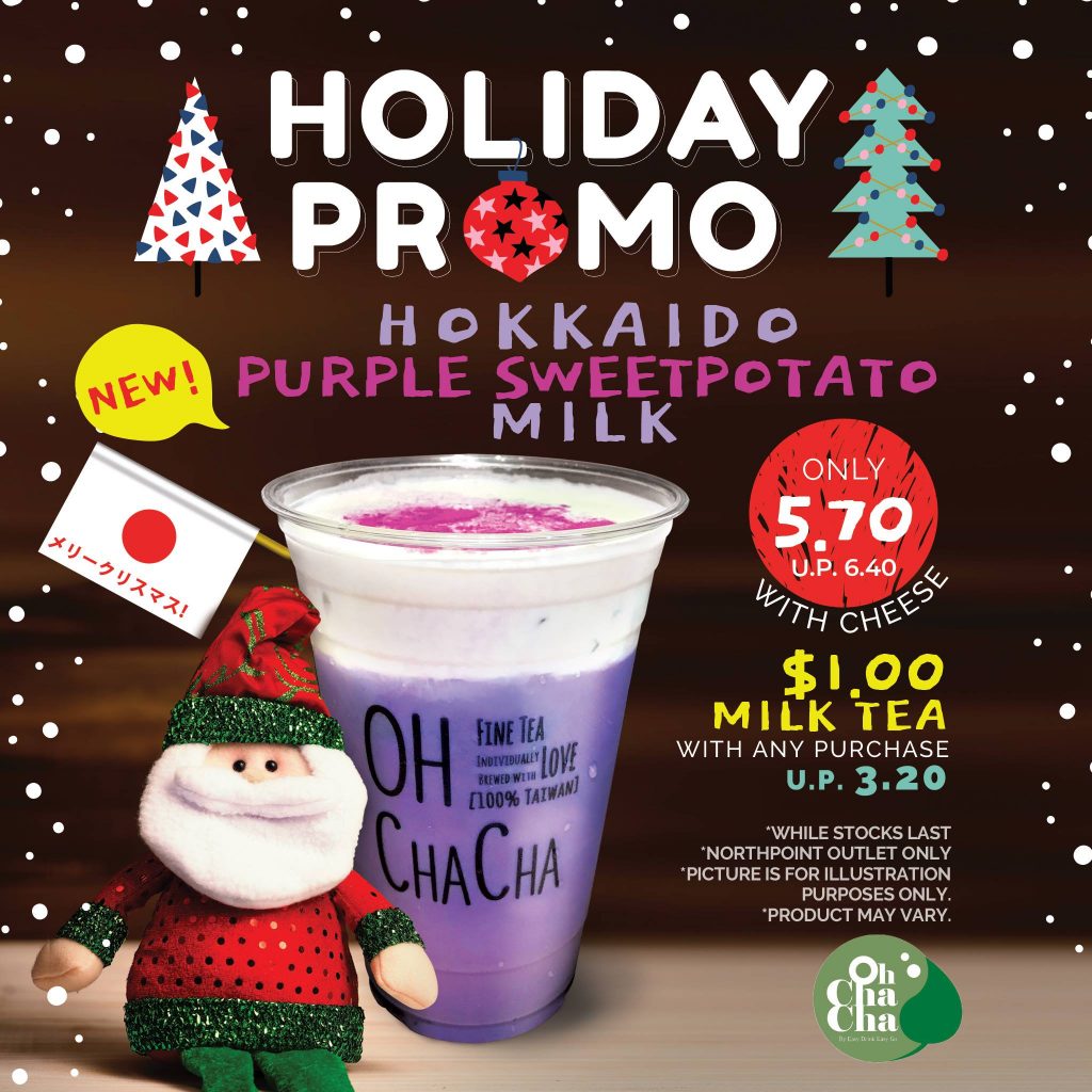 OH CHA CHA Singapore Celebrate Christmas & New Year For Just $1 Promotion While Stocks Last | Why Not Deals