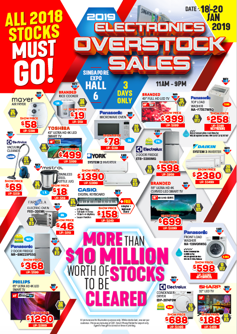AudioHouse Singapore Electronics Overstock Sales Up to 90% Off Promotion 18-20 Jan 2019 | Why Not Deals