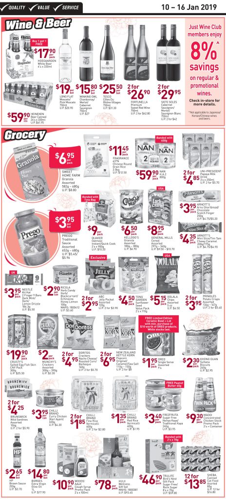 NTUC FairPrice Singapore Your Weekly Saver Promotion 10-16 Jan 2019 | Why Not Deals 2