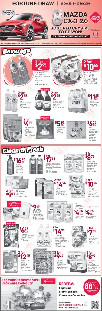 NTUC FairPrice Singapore Your Weekly Saver Promotion 10-16 Jan 2019 | Why Not Deals 3