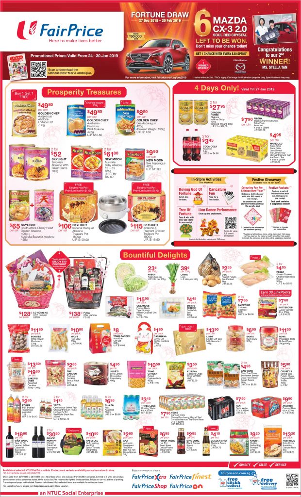 NTUC FairPrice Singapore Your Weekly Saver Promotion 24-30 Jan 2019 | Why Not Deals 3