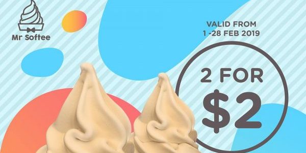 7-Eleven Singapore 2 cups of Chendol Mr Softee for $2 Promotion 1-28 Feb 2019