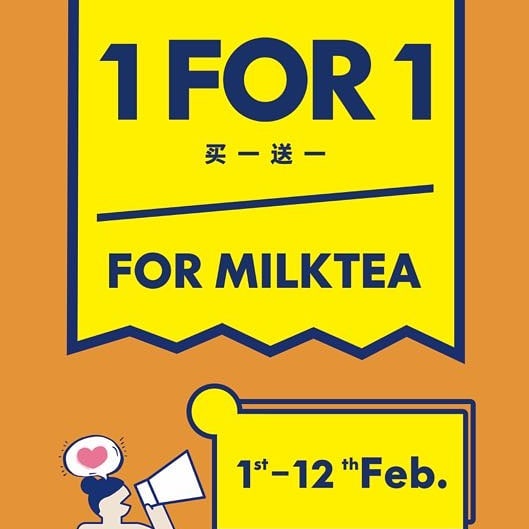 Artea Singapore 1-for-1 Milktea Chinese New Year Promotion 1-12 Feb 2019 | Why Not Deals
