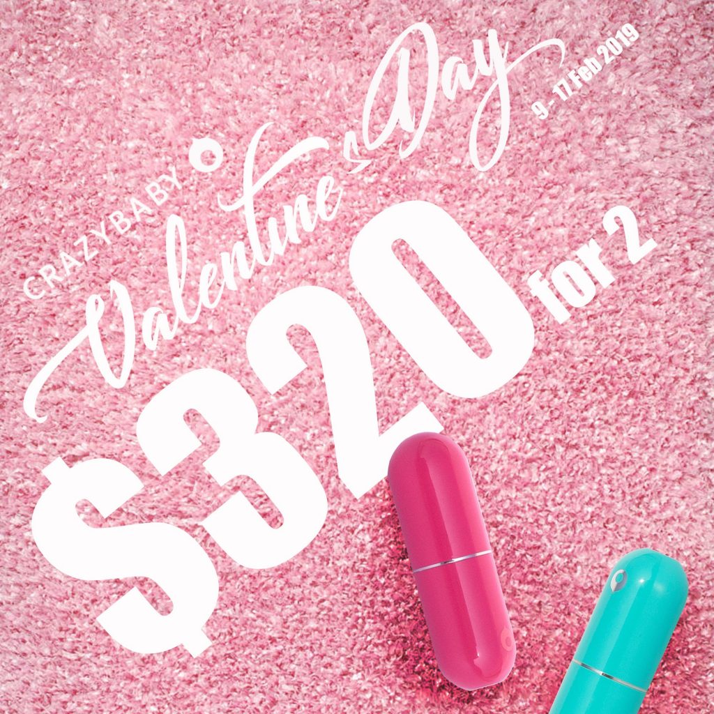 Crazybaby Singapore $320 for 2 Pairs Valentine's Day Promotion 9-17 Feb 2019 | Why Not Deals 1