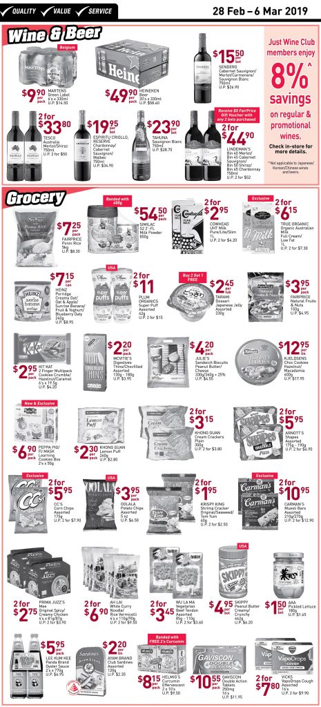 NTUC FairPrice Singapore Your Weekly Saver Promotion 28 Feb - 6 Mar 2019 | Why Not Deals 2