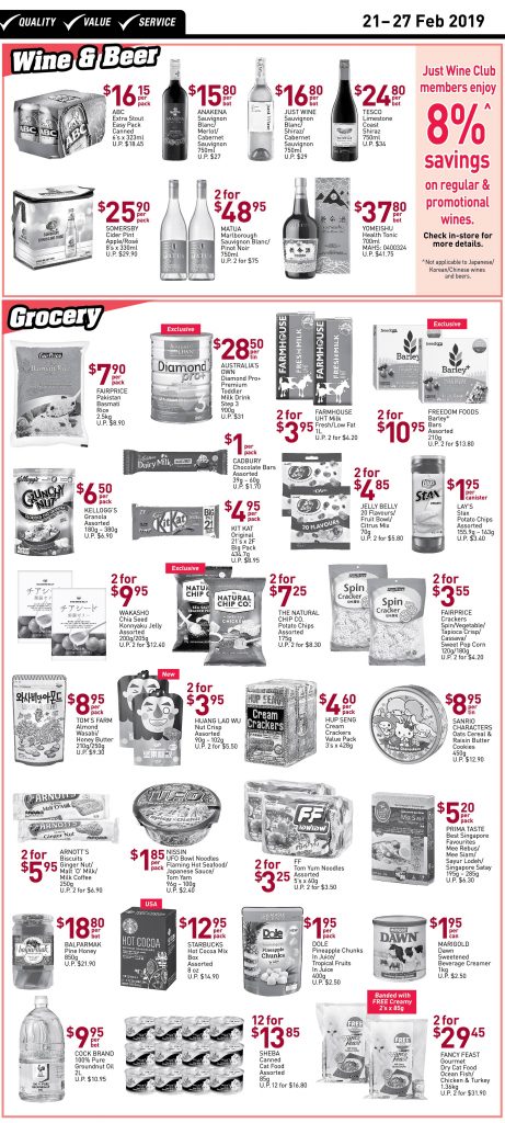 NTUC FairPrice Singapore Your Weekly Savers Promotion 21-27 Feb 2019 | Why Not Deals 3