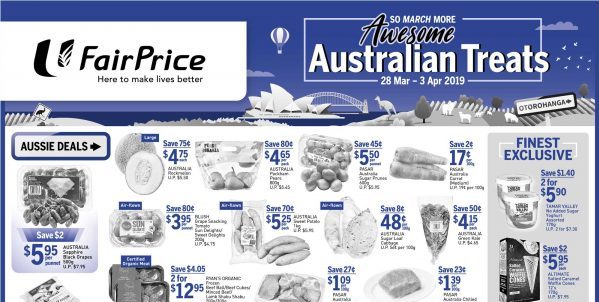 NTUC FairPrice Singapore Your Weekly Saver Promotion 28 Mar – 3 Apr 2019