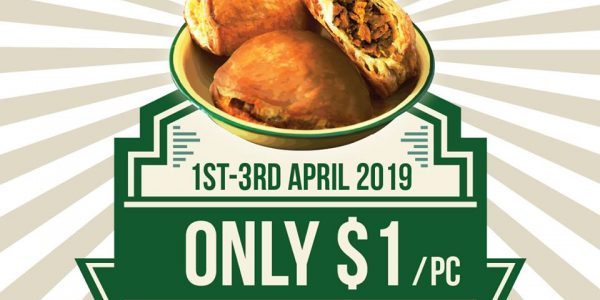 Polar Puffs & Cakes Singapore $1 Curry Puffs Promotion 1-3 Apr 2019