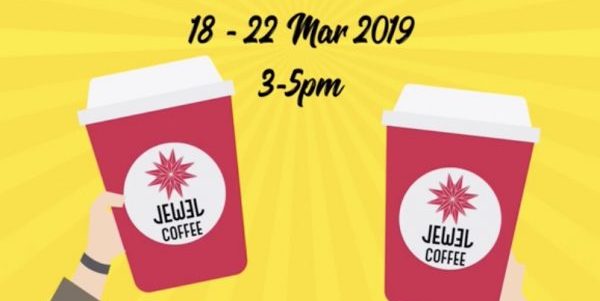 Jewel Coffee Singapore March Away Your Blues with 1-for-1 Promotion 18-22 Mar 2019