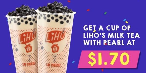 LiHO Singapore Celebrates Lazada’s 7th Birthday with $1.70 Milk Tea with Pearl (M) Promotion 27 Mar 2019