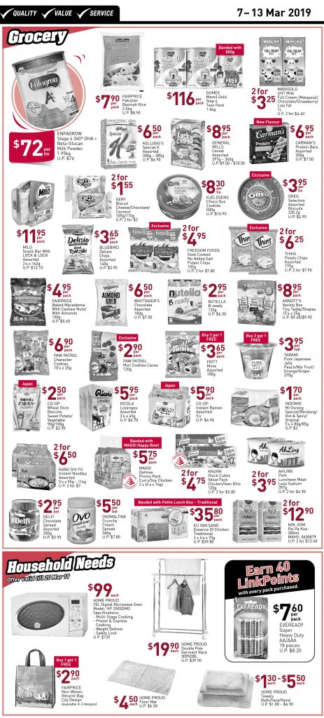 NTUC FairPrice Singapore Your Weekly Saver Promotion 7-13 Mar 2019 | Why Not Deals 3