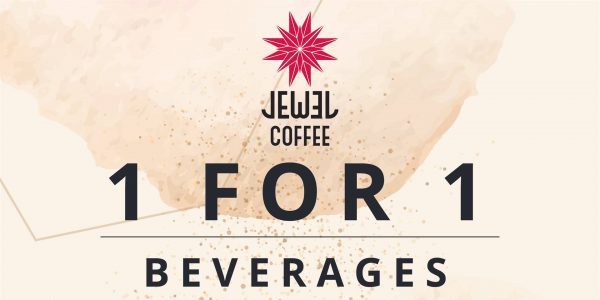 Jewel Coffee Singapore Week-long 1-for-1 Promotion 22-26 Apr 2019