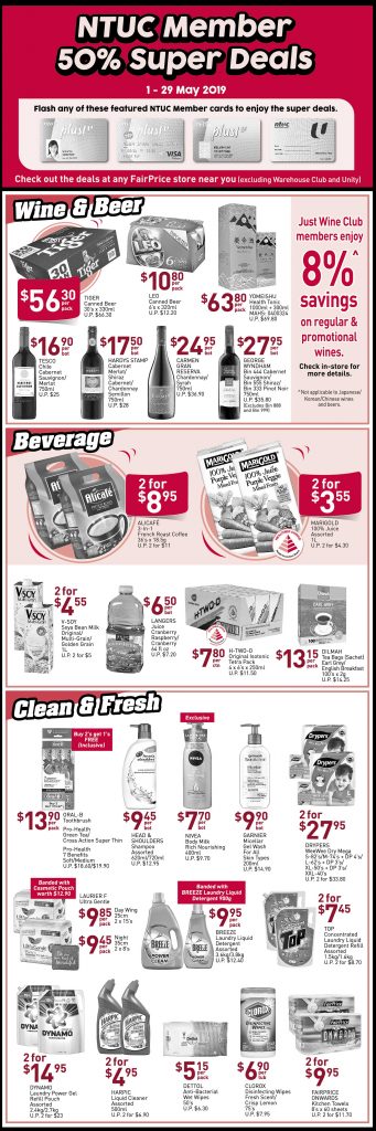 NTUC FairPrice Singapore Your Weekly Saver Promotion 2-8 May 2019 | Why Not Deals 3