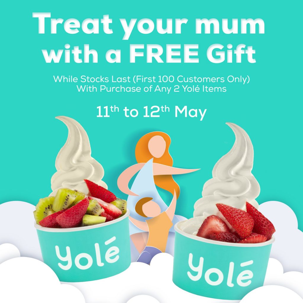 Yolé Singapore Mother's Day FREE Surprise Gift Promotion 11-12 May 2019 | Why Not Deals