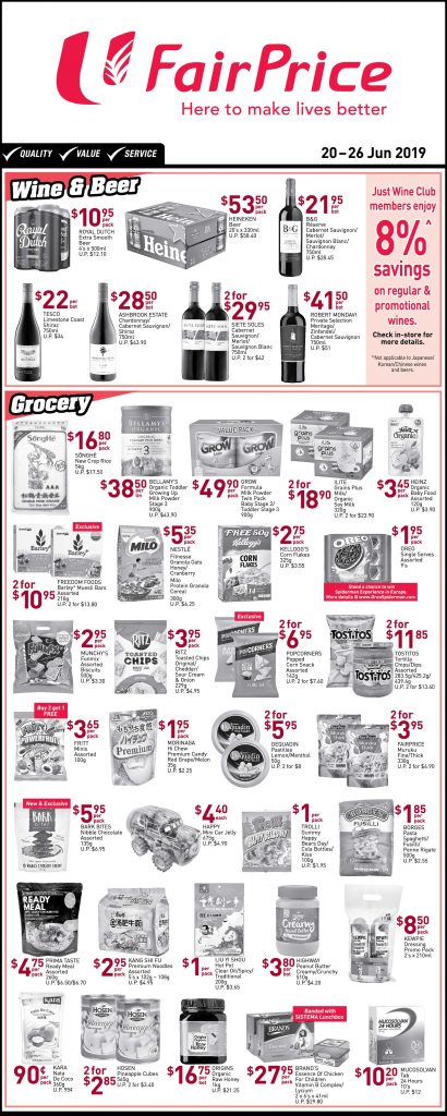 NTUC FairPrice Singapore Your Weekly Saver Promotion 20-26 Jun 2019 | Why Not Deals 2