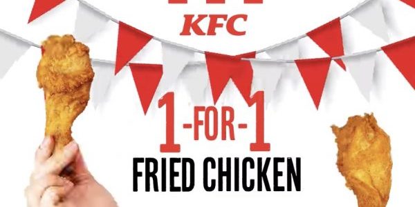 KFC Singapore National Fried Chicken Day 1-for-1 Promotion 6 Jul 2019