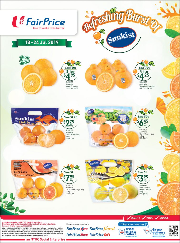 NTUC FairPrice Singapore Your Weekly Saver Promotion 18-24 Jul 2019 | Why Not Deals 2