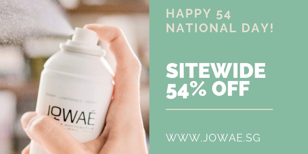 JOWAE Singapore Celebrates National Day with 54% Off Promotion ends 31 Aug 2019