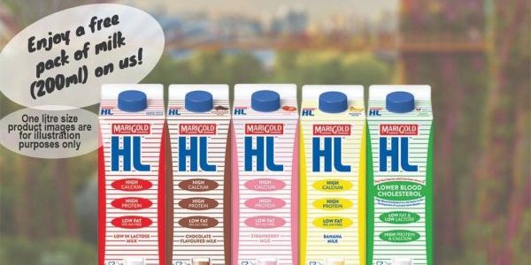 MARIGOLD Singapore is giving away a FREE pack of MARIGOLD HK Milk National Day Promotion 8-10 Aug 2019