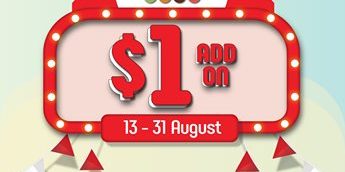 Mr Bean Singapore $1 Deals with Purchase of any SINGAFOUR Combo Set Promotion 13-31 Aug 2019