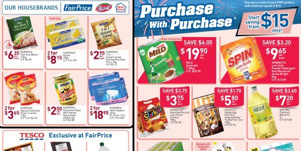 NTUC FairPrice Singapore Your Weekly Saver Promotion 15-21 Aug 2019