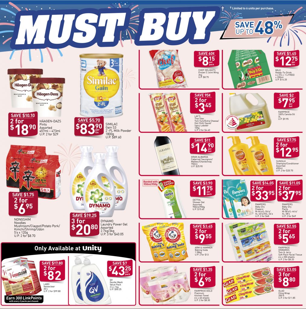 NTUC FairPrice Singapore Your Weekly Saver Promotion 29 Aug - 4 Sep 2019 | Why Not Deals
