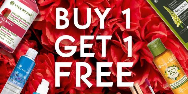 Yves Rocher Singapore Buy 1 Get 1 FREE Sale National Day Promotion 2-9 Aug 2019