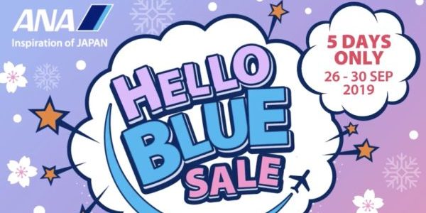 All Nippon Airways Singapore Hello Blue Sale Japan from S$568 Promotion 26-30 Sep 2019