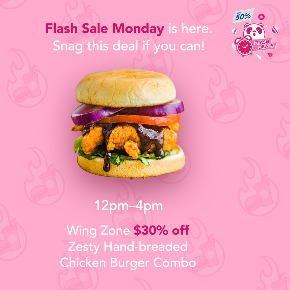 foodpanda Singapore Flash Sale Monday with Deals from Breakfast till Dinner Promotion only on 30 Sep 2019 | Why Not Deals 1