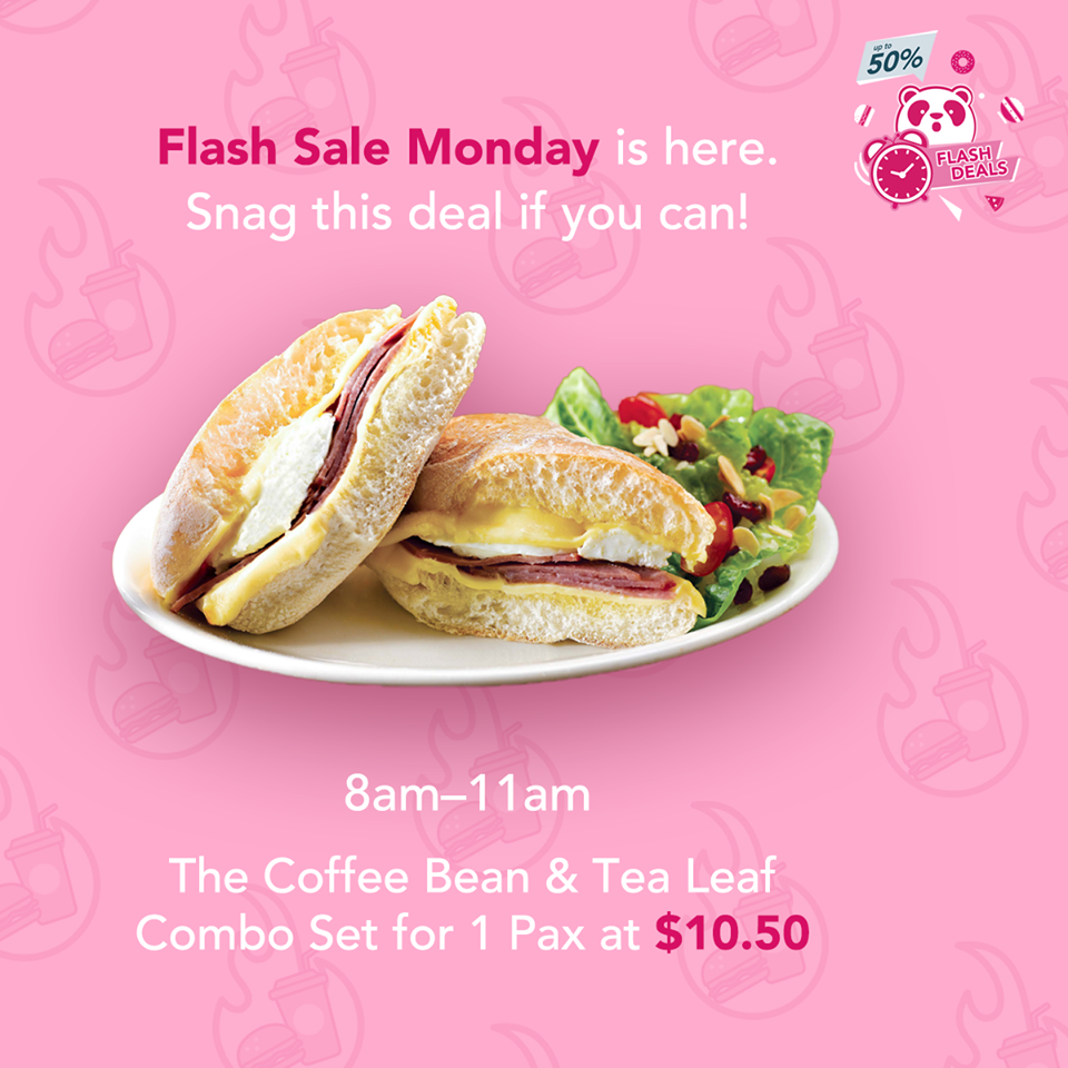 foodpanda Singapore Flash Sale Monday with Deals from Breakfast till Dinner Promotion only on 30 Sep 2019 | Why Not Deals