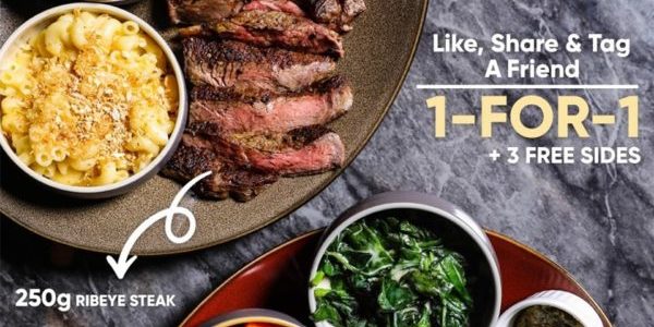 MediumRare Singapore 1-for-1 Ribeye Steak Promotion ends 30 Sep 2019