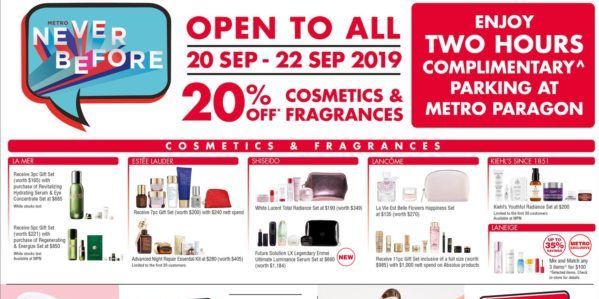 METRO Singapore Beat the Haze with Air Purifiers Up to 80% Off Promotion 20-22 Sep 2019