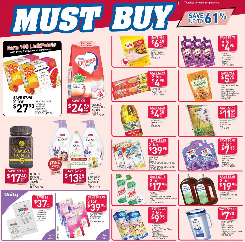 NTUC FairPrice Singapore Your Weekly Saver Promotion 12-18 Sep 2019 | Why Not Deals