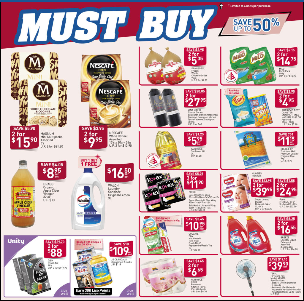 NTUC FairPrice Singapore Your Weekly Saver Promotion 19-25 Sep 2019 | Why Not Deals 1