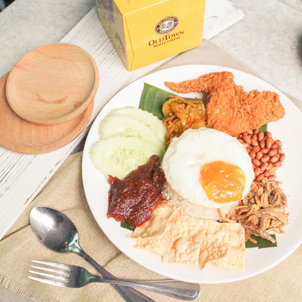 OLDTOWN White Coffee Singapore 1-for-1 Nasi Lemak with Fried Chicken Wing Promotion 9 Sep 2019 | Why Not Deals
