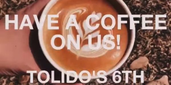 Tolido’s Espresso Nook Singapore 6th Birthday FREE Coffees Promotion 28 Sep 2019
