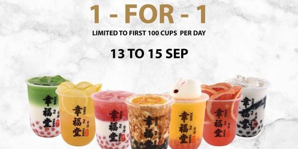 Xing Fu Tang Singapore COMPASS ONE Outlet 1-for-1 Opening Promotion 13-15 Sep 2019